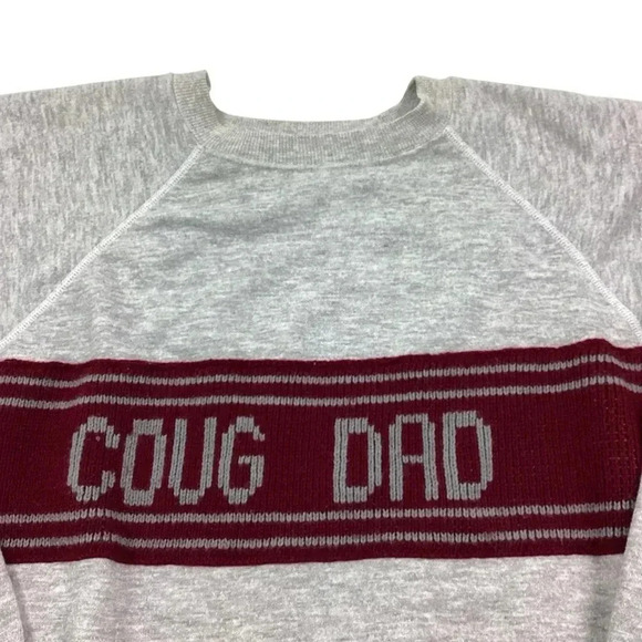 Vintage Washington State Cougars 80s Coug Dad raglan Crewneck - Picture 2 of 5